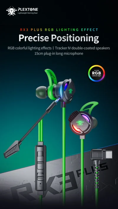 Plextone RX3 Plus Type-C Gaming Earphone